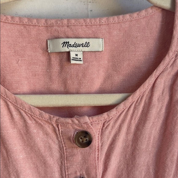 Madewell Linen Blend Jumpsuit - Picture 4 of 8